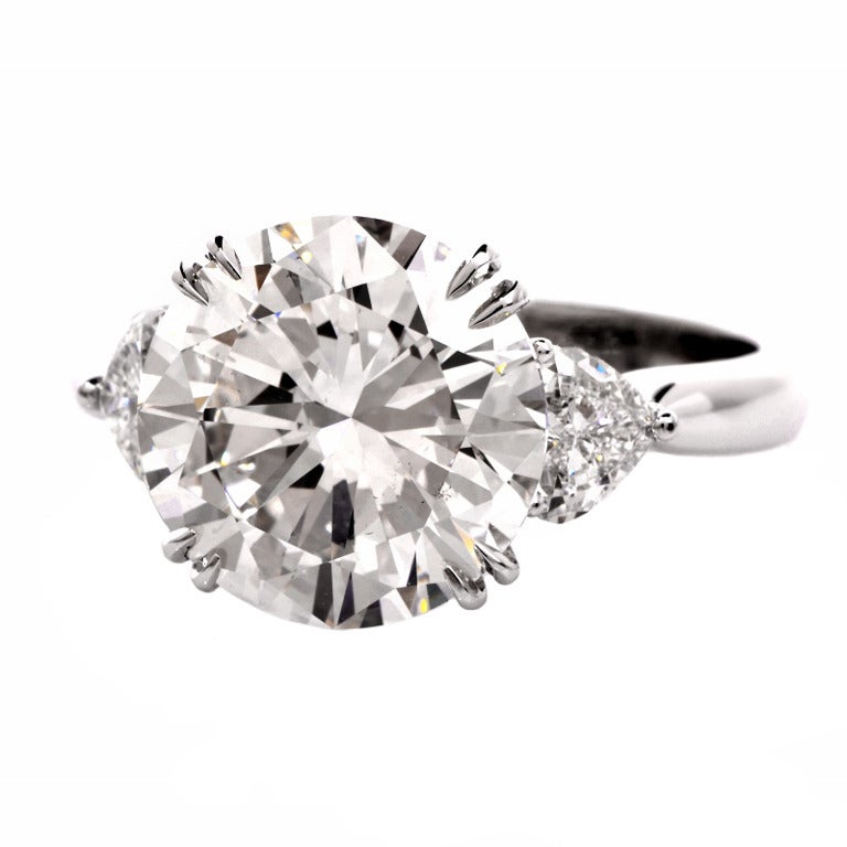 5.01 ct Brilliant Diamond Engagement Ring