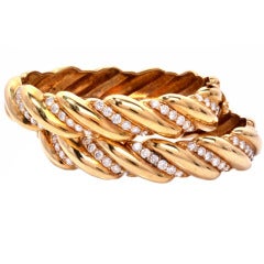 Diamond Gold Bracelet Set
