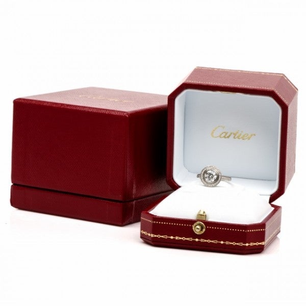 Women's Cartier d'Amour Diamond Platinum Engagement Ring