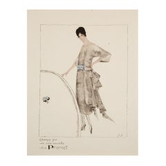 Deco Fashion Illustration for Premet