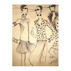 Vintage Antonio Lopez 1965 for Gayle Kirkpatrick