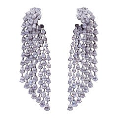 Fashion Diamond Chandelier Earrings