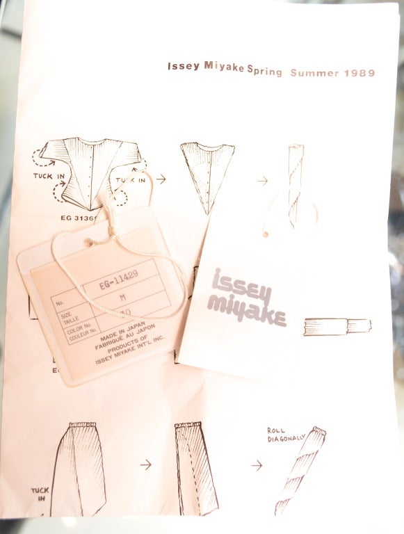 Issey Miyake 1989 Spring Summer Pleats Please Ensemble 1