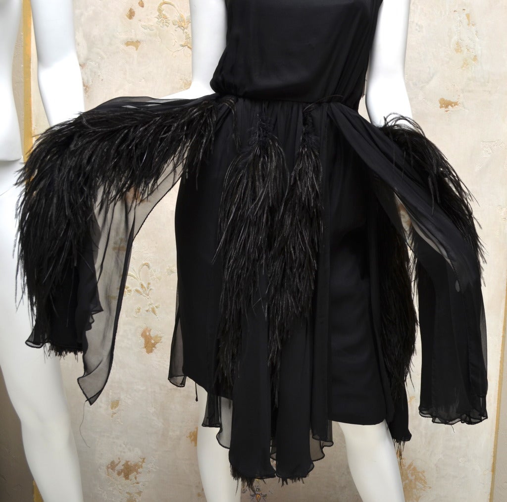 marabou dress