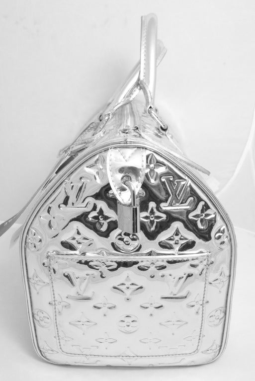 Louis Vuitton  Sharing my LV MIROIR collection : speedy 35 silver, Lockit  gold and Lockit silver