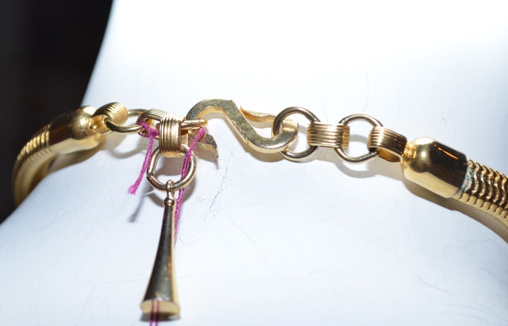 1940's Massive Glass Choker Necklace and Bracelet 2