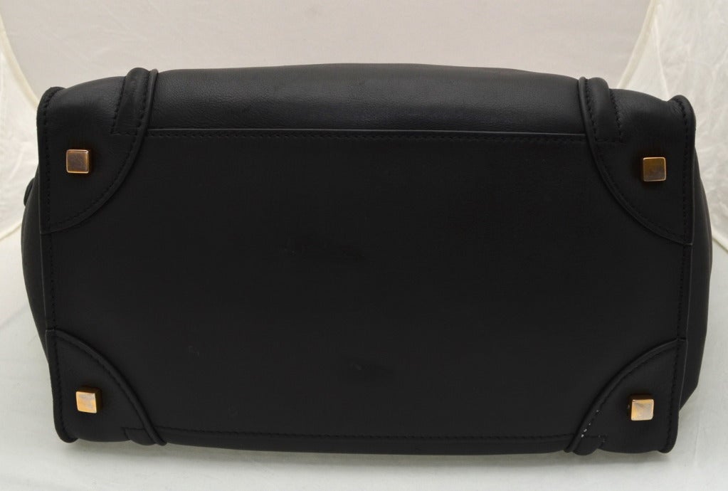 Celine Black Luggage Handbag 1