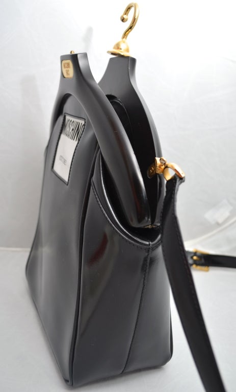 Moschino Couture!  Coat Hanger Handbag Vintage 1980's 3