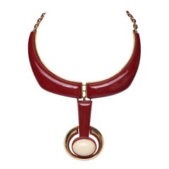 Lanvin Vintage 1960's Necklace, Rare Hard to Find Design