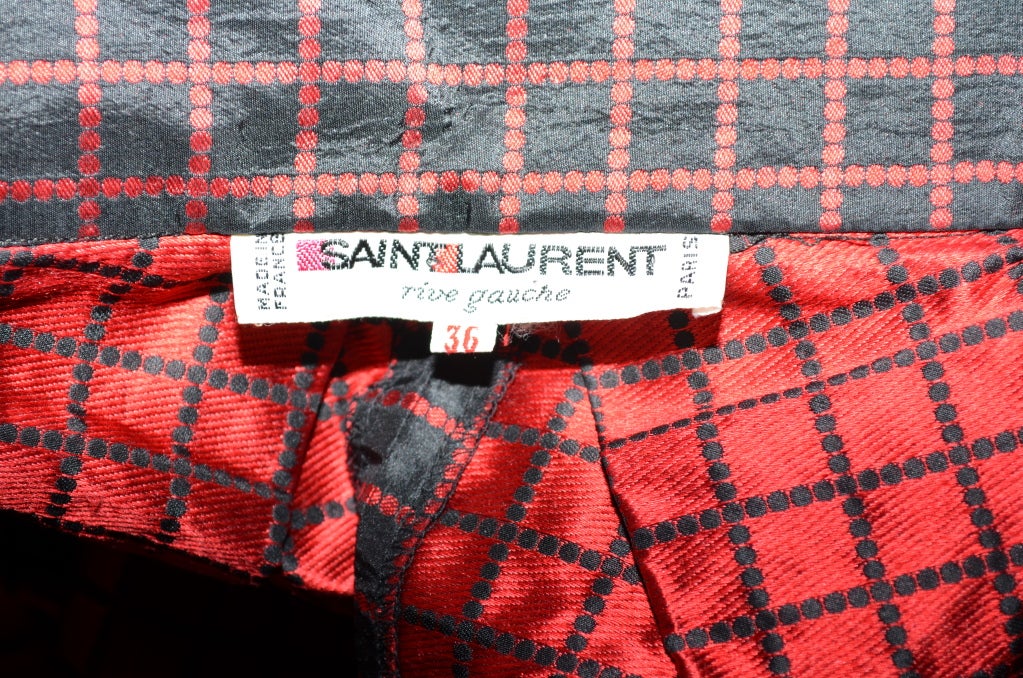 Yves Saint Laurent Rive Gauche Ball Skirt & Sheer Blouse 1970's 5