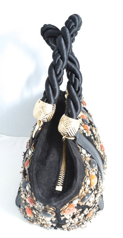 Oscar De la Renta Richly beaded Handbag