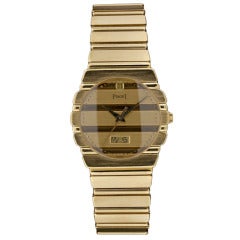 Piaget Yellow Gold Polo Wristwatch with Day and Date 8