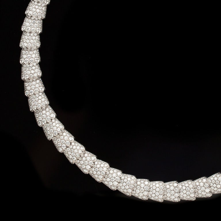 Roberto Coin  Diamond Necklace In New Condition In San Francisco, CA
