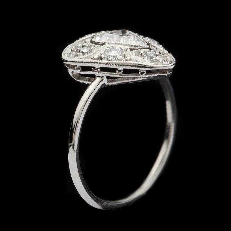 Women's Trillion Cut Diamond Ring