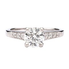 Round Brilliant Cut GIA Diamond Ring 6