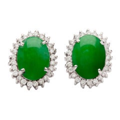 Jade Diamond Earrings