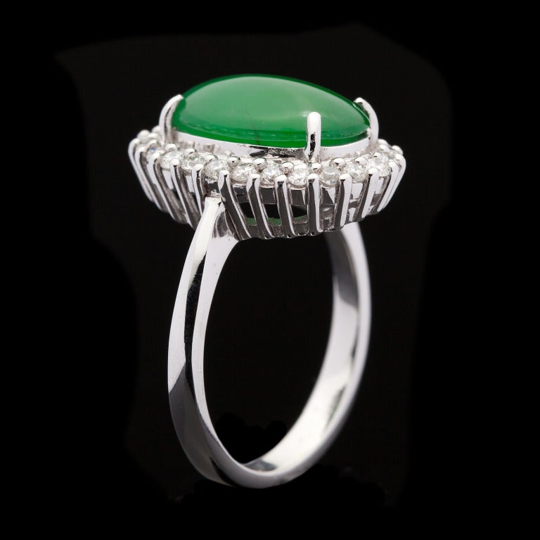 jade with diamond ring