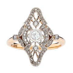 Two-Tone Diamond Ring