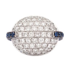 Favero Diamond & Sapphire Cocktail Ring