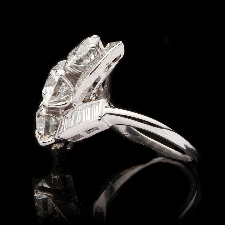 Diamond Cocktail Ring In Excellent Condition In San Francisco, CA