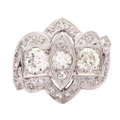 Antique European Cut Diamond Ring