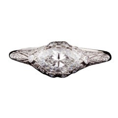 Marquise Cut Diamond Ring
