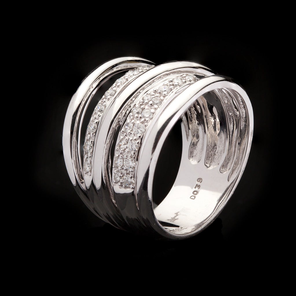 Diamant Wrap Style Ring Damen