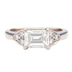 Emerald Cut Diamond Ring