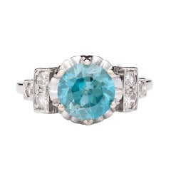 Lovely Zircon Diamond Ring