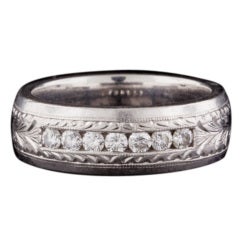 Tacori Diamond Platinum Band Ring