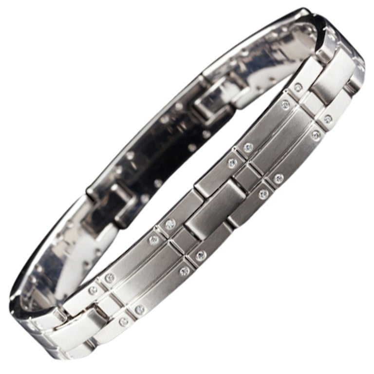 Tiffany & Co. Streamerica Diamond Link Bracelet