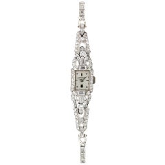 Antique Art Deco Hamilton Diamond Watch