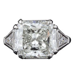 8.40ct Radiant Cut Diamond Ring