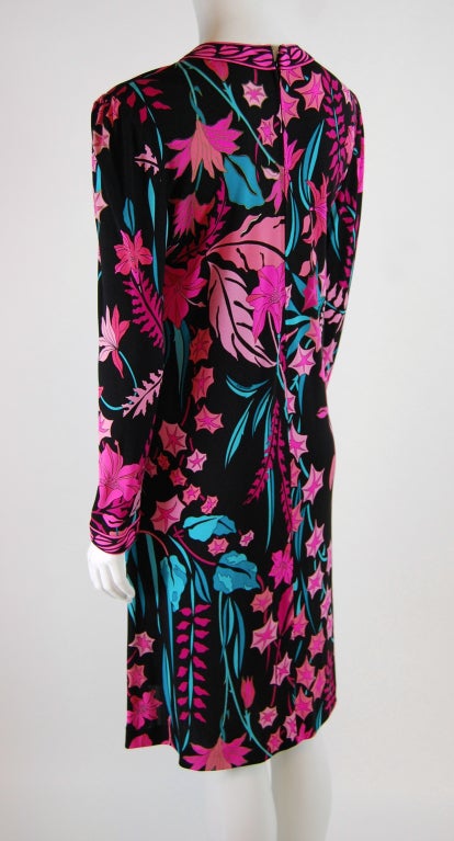 1960's Averardo Bessi Night Flowers Dress 1