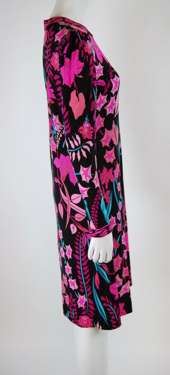 1960's Averardo Bessi Night Flowers Dress 2