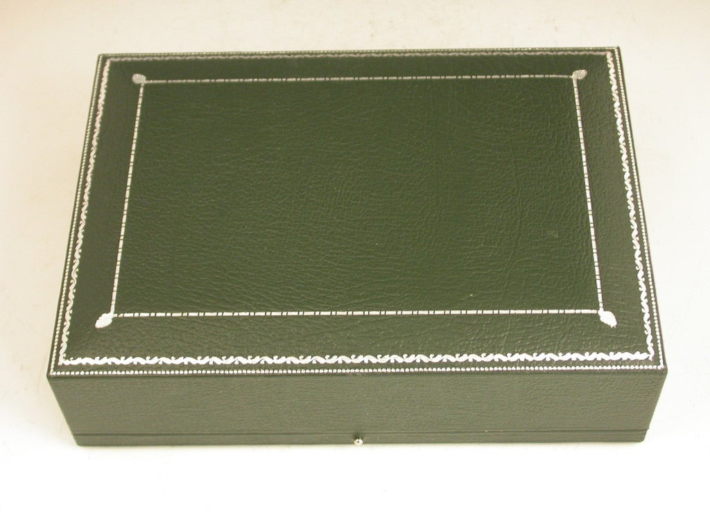 Exceptional Set 6 Edwardian Silver & Enamel Animal Menu Holders