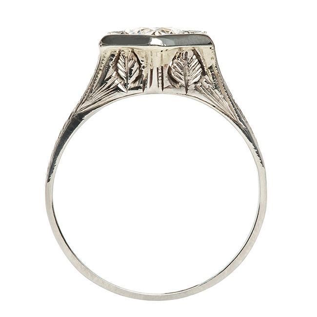 Diamond Gold Edwardian Engagement Ring 1