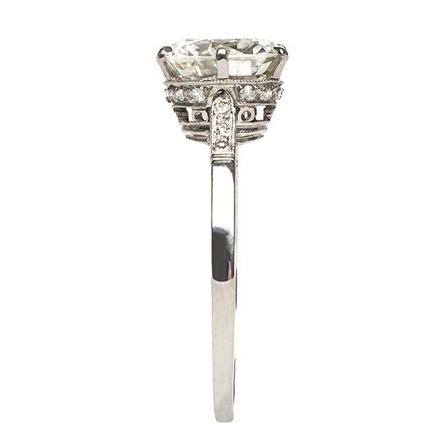 2,02 Karat Diamant Platin Edwardianischer Verlobungsring 1