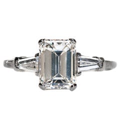 2.02 Carat Diamond Platinum Engagement Ring