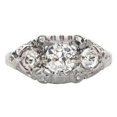 .52 Carat Diamond Gold Edwardian Engagement Ring
