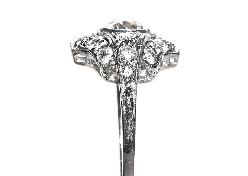 Women's Diamond Platinum Edwardian Diamond Ring
