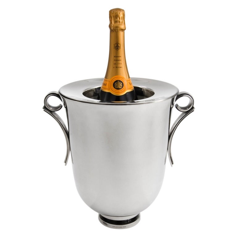 The Silver Magnum Champagne Cooler For Sale