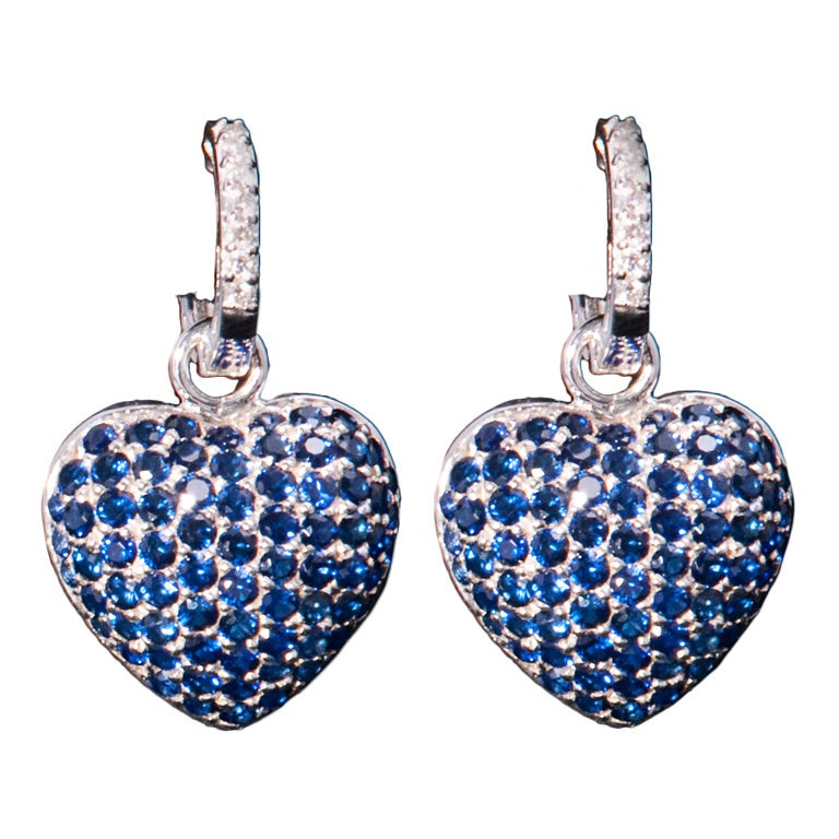 "The Way to the Heart is through the Ears" Sapphires For Sale