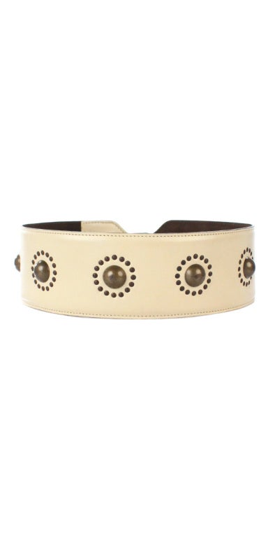 ALAIA brass leather belt

US size will fit  to 29.5 waist.
size : 75 france