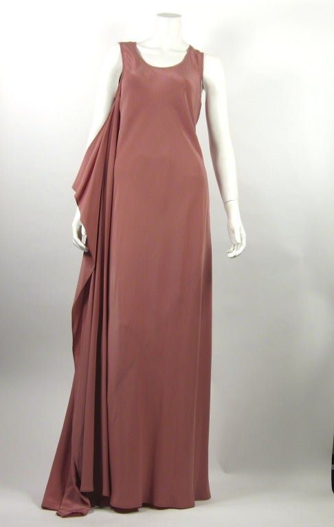 90s Calvin Klein silk chiffon dress.
