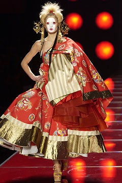 Fall 2003 John Galliano Origami Kimono as Seen in December Vogue 1