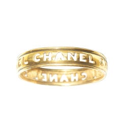 Vintage 1990s Chanel Logo Bracelet