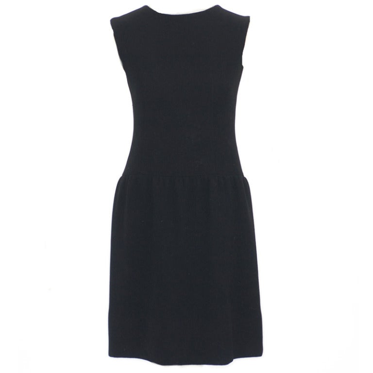 1960s Norman Norell Little Black Dress