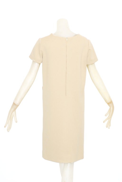 Classic, beautiful and simple are the hallmarks of a Norman Norell design as perfectly exemplified in this 1960s Norman Norell dress.  Completely unadorned, the dress is remarkable in its sophistication and restraint.

Norman Norell (1900-1972)