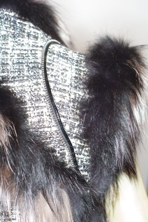 Fall 2011 Sarah Burton for Alexander McQueen Fox Fur Vest For Sale 1